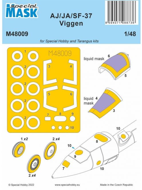 Special Hobby - AJ/JA/SF-37 Viggen MASK