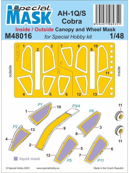 Special Hobby - AH-1Q/S Cobra MASK 1/48