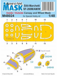   Special Hobby - SIAI-Marchetti SF-260M/AM/W INSIDE/OUTSIDE MASK