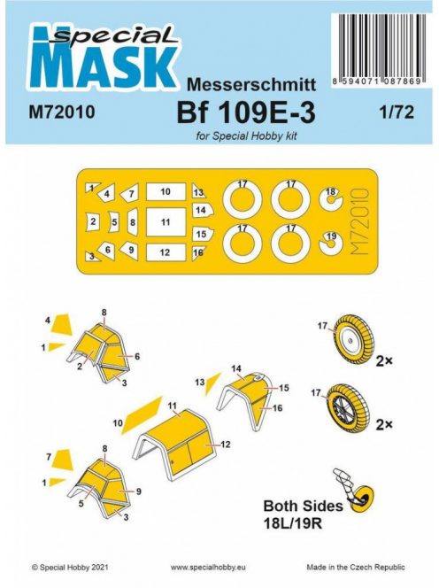 Special Hobby - Messerschmitt Bf 109E-1/3 Mask