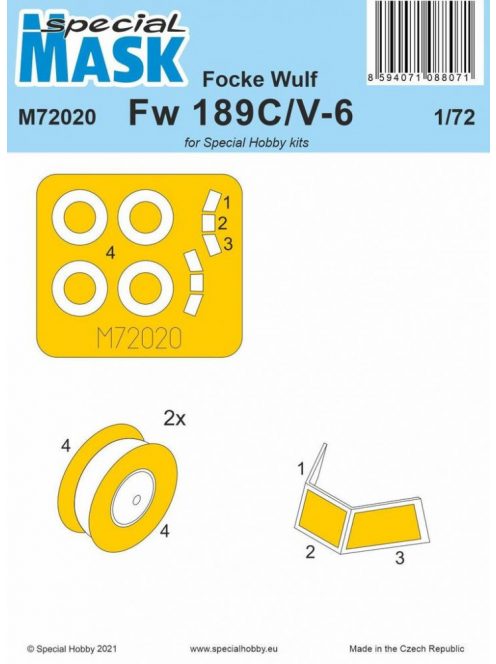 Special Hobby - Focke Wulf Fw 189C/V-6 Mask
