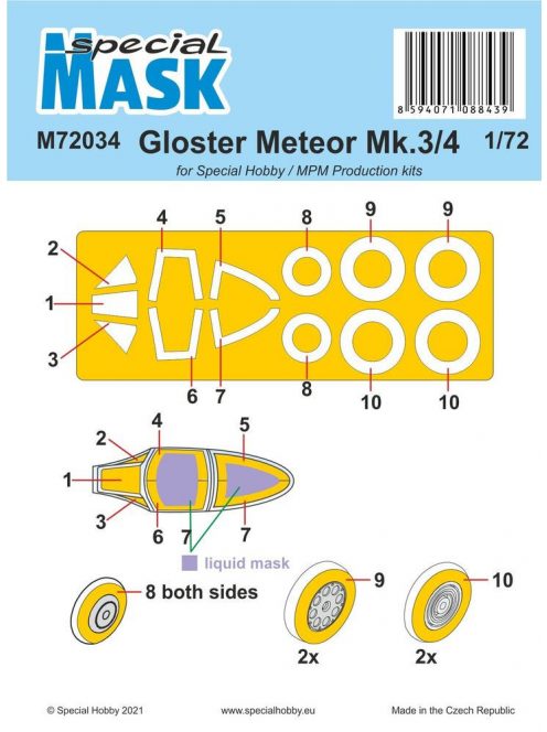 Special Hobby - Gloster Meteor Mk.3/4 MASK