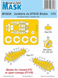   Special Hobby - Junkers Ju 87D/G Stuka Mask / for Special Hobby and Academy kits