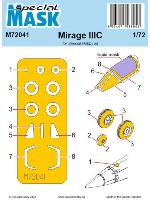 Special Hobby - Mirage IIIC MASK