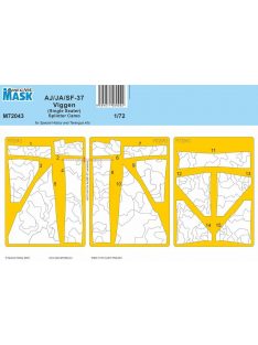   Special Hobby - AJ/JA/SF-37 Viggen (Single Seater) Splinter Camo MASK