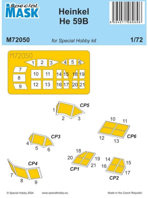 Special Hobby - Heinkel He 59B MASK 1/72