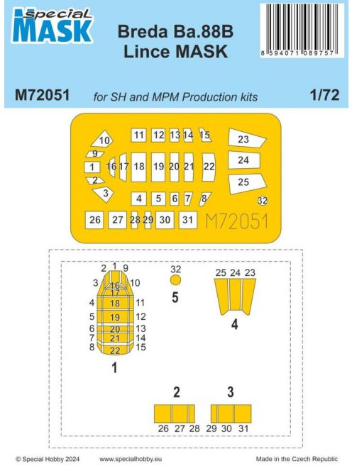 Special Hobby - Breda Ba.88B Lince MASK