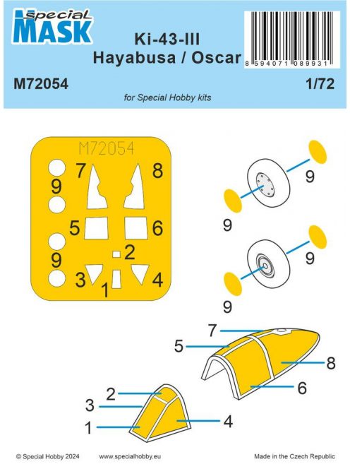 Special Hobby - Nakajima Ki-43-III Hayabusa MASK