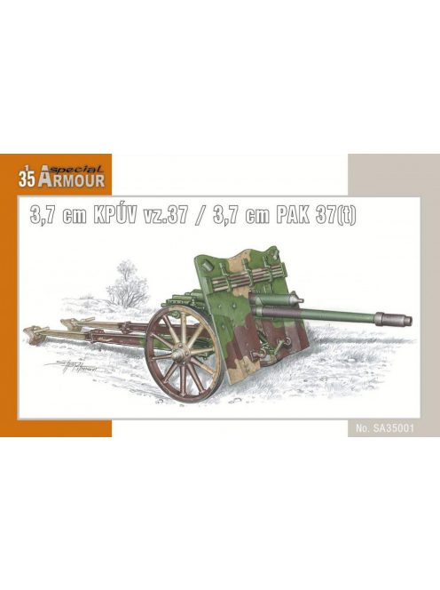 Special Hobby - Kanon 3,7cm KPUV vz.37 (3,7cm PAK 37(t)