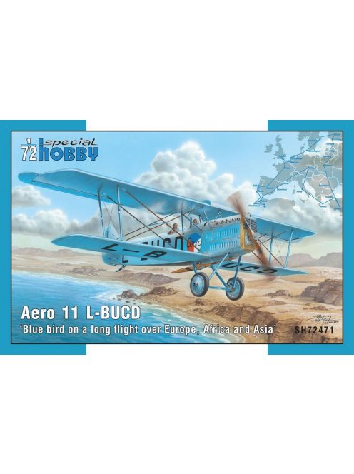 Special Hobby - Blue bird on a long flyight over Europe, Africa and Asia (Aero 11 L-BUCD)