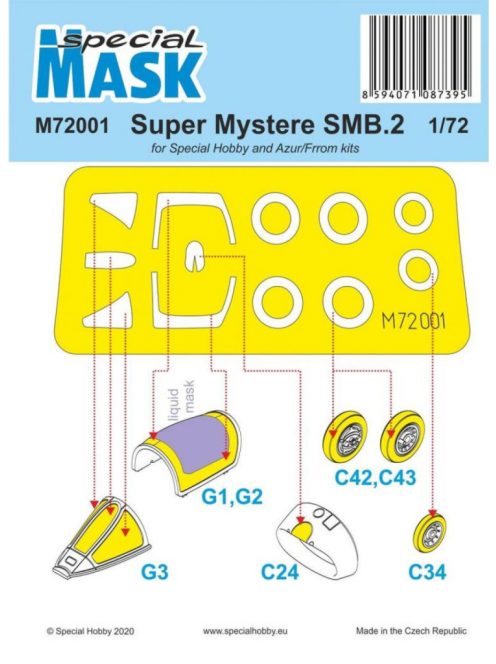 Special Hobby - Dassault SMB-2 Super Mystere Mask 1/72