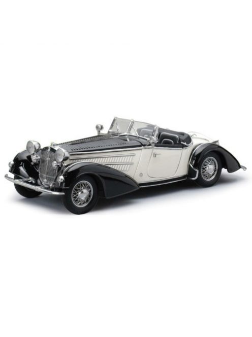 Sunstar - 1:18 1939 Horch 855 Roadster Black/White