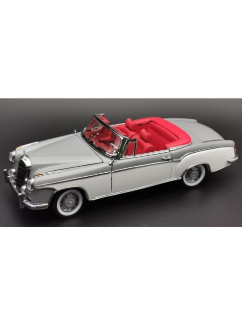 Sunstar - 1:18 1958 Mercedes-Benz 220Se Open Convertible Grey/White