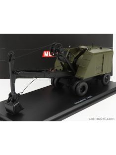   Start Scale Models - Bagger E-656 Escavatore Gommato - Tractor Excavator Military Green