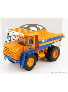   Start Scale Models - Belaz 7547 Truck Cassone Ribaltabile Cava Mineraria - Mining Truck 2013 Yellow Blue