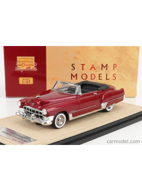 Stamp-Models - Cadillac Series 62 Convertible Open 1949 Bordeaux