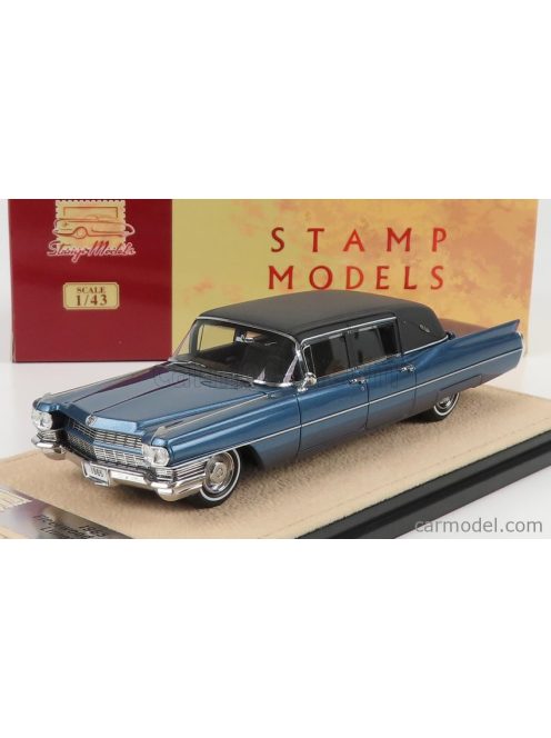 Stampmodels - Cadillac Fleetwood Limousine Landau Hard-Top 1965 Tahoe Blue Met