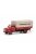 Schuco - Mercedes-Benz L3500 Flatbed Truck With Tarpaulin Porsche Red 1950  - Schuco