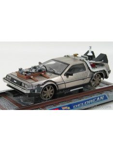   Sunstar - De Lorean Time Machine - (Railway) Back To The Future 3 -  (Su Ferrovia) Ritorno Al Futuro 3 Silver