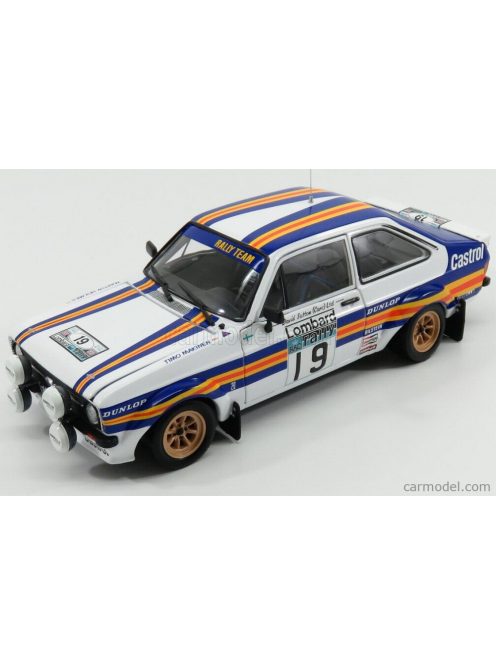 Sun-Star - Ford England Escort Rs1800 N 19 Rally Rac 1980 T.Makinen - M.Holmes White Blue Yellow