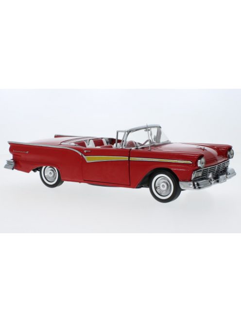 Sun Star - Ford Fairlane 500 Skyliner, rot, 1957, 1:18