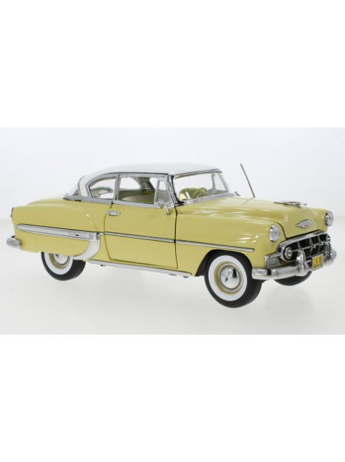 Sun Star - Chevrolet Bel Air Hardtop Coupe, dunkelgelb/weiss, 1953, 1:18