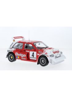   Sun Star - MG Metro 6R4, Lotto Bianchi Rallye, 1986, Belga, #4, 1:18