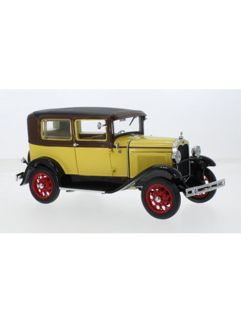 Sun Star - Ford Model A Tudor, gelb/braun, 1931, 1:18