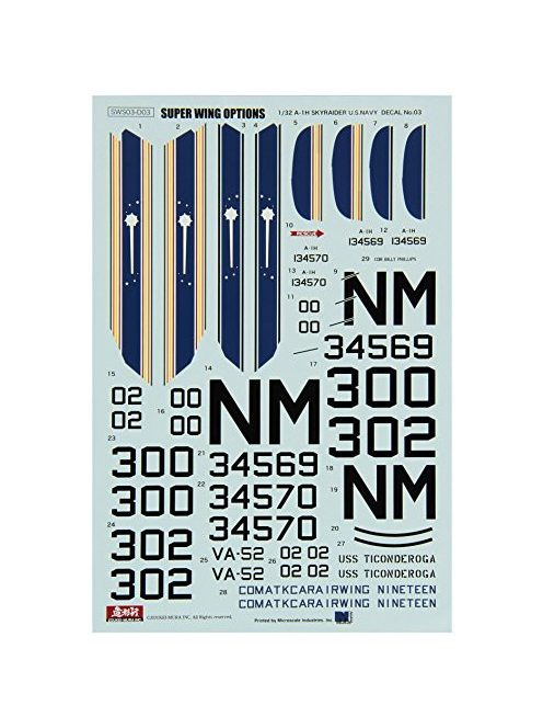 Super Wing Series - A-1 Navy Type Marking 3 for A1H