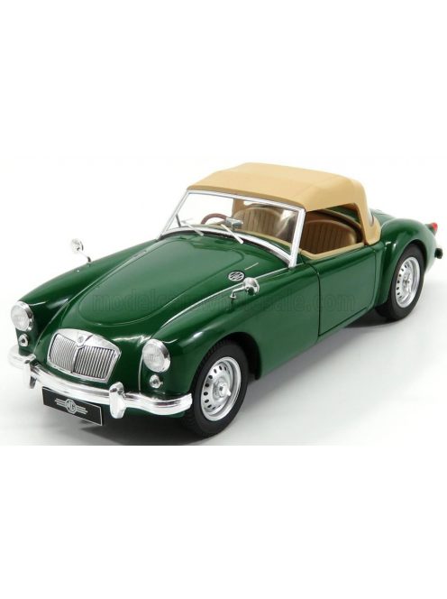 TRIPLE9 - MG MGA MKI TWIN CAM SPIDER SOFT-TOP CLOSED 1959 GREEN CREAM