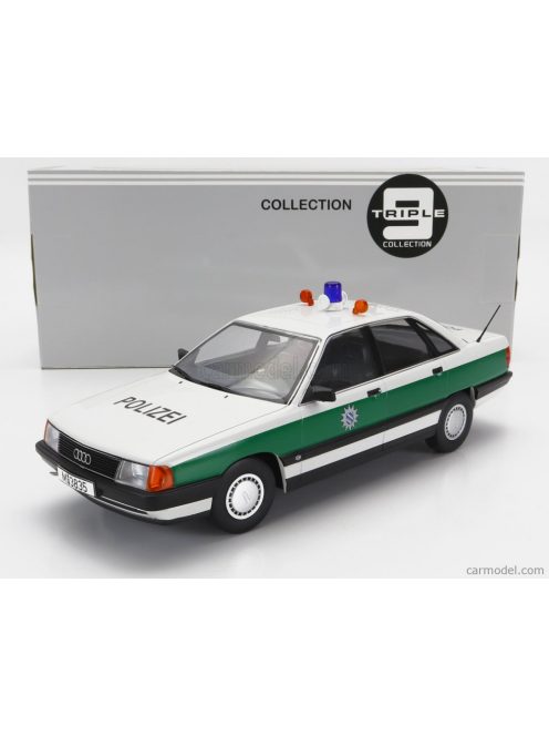 Triple9 - Audi 100 (C3) Polizei 1989 White Green