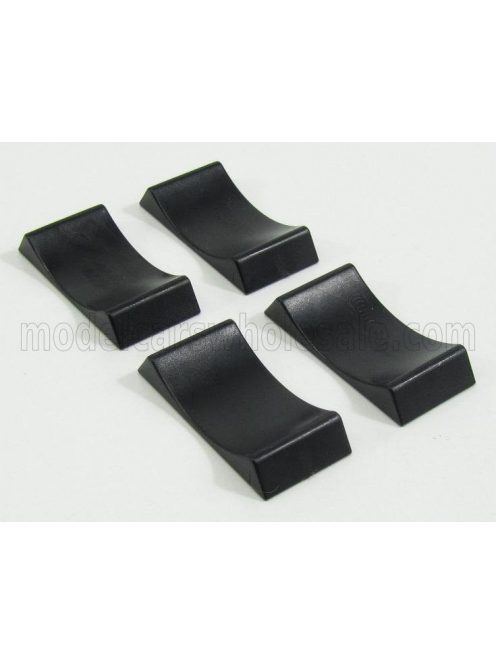 TRIPLE9 - ACCESSORIES SET 4X CUNEO BLOCCA RUOTE - 4X CAR STOPPERS BLACK