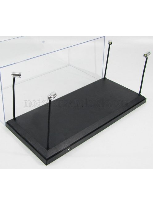 TRIPLE9 - VETRINA DISPLAY BOX Lungh.LENGHT cm 35.5 X Largh.WIDTH cm 15.7 X Alt.HEIGHT cm 15.8 (altezza interna cm 13.5) - LUCI FUNZIONANTI LED PLASTIC DISPLAY