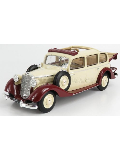 TRIPLE9 - MERCEDES BENZ 260D PULLMAN LANDAULET SEMICONVERTIBLE OPEN 1936 BEIGE RED