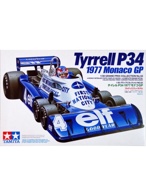 Tamiya - T yrrell P 34 1977 Monaco GP