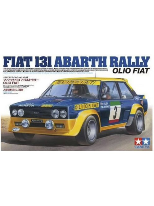 Tamiya - Fiat 131 Abarth Rally Olio Fiat 