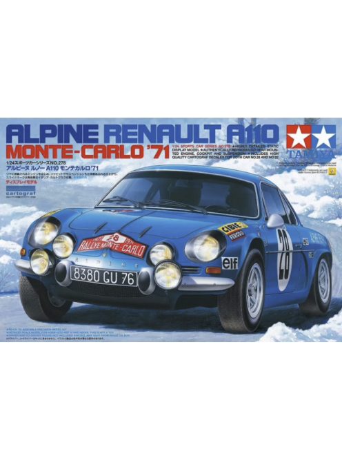 Tamiya - Renaultalpine A110 '71 - Monte Carlo