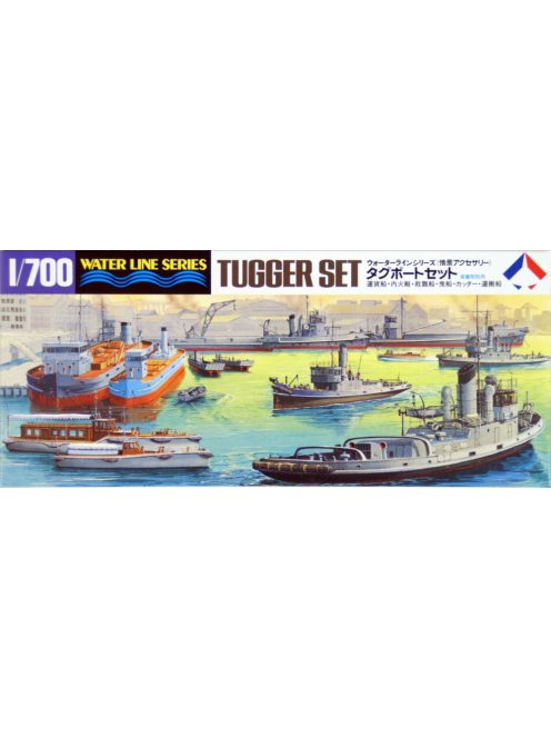 Tamiya - 1:700 Tug Boat Set