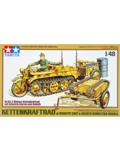   Tamiya - Kettenkraftrad (Infantry Cart & Goliath Demolition Vehicle) - 1 Figure