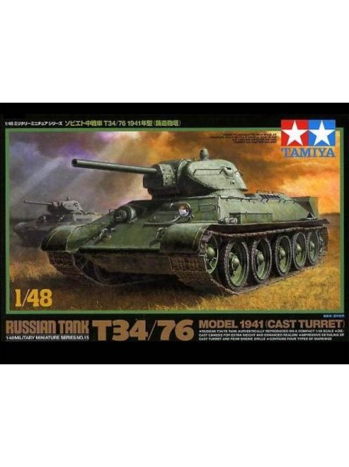 Tamiya - Russian Tank T 34/76 - Model 1941 (Cast Turret)