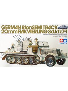   Tamiya - German 8 ton Semi Track 2cm Flakvierling 38 Sd.Kfz 7/1