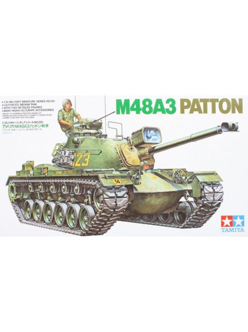 Tamiya - U.S. M48A3 Patton Tank - CQ220 - 1 figure