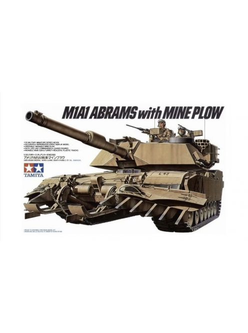 Tamiya - U.S. M1A1 Abrams W/ Mine Plow