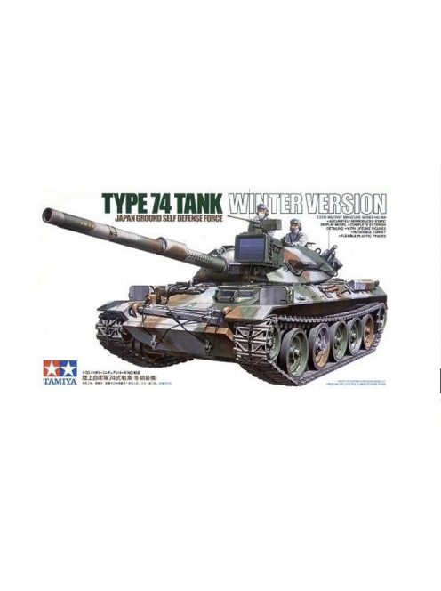 Tamiya - Jgsdf Type 74 Winter Tank Version - 2 Figures