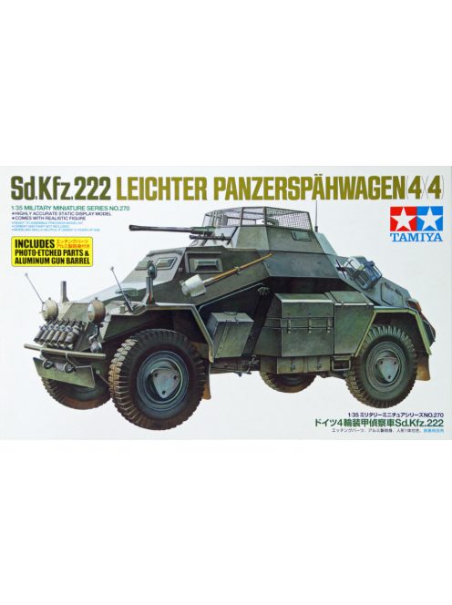 Tamiya - Sonderkraftfahrzeug 222 w/Photo Etched Part