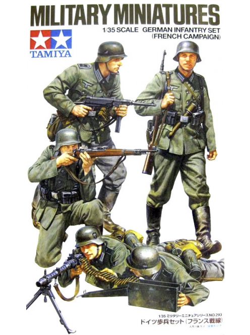 Tamiya - German Infantry Set - (French Campaign) - 5 figures