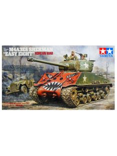   Tamiya - U.S. Medium Tank M4A3E8 Sherman Easy Eight Korean War - 2 models and 2 figures