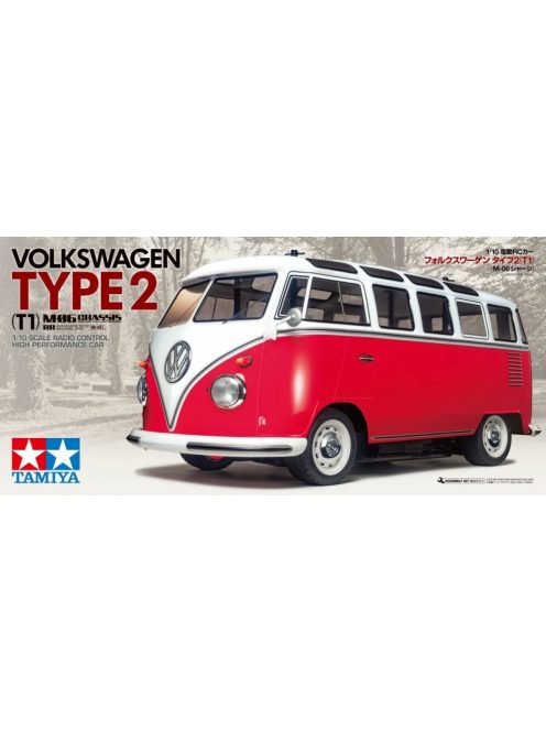 Tamiya - 1:10 M-06 VW Bus Type 2 (T1) Brushed RC model car Electric Road version RWD Kit