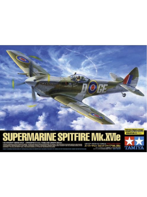 Tamiya - British Iiww Fighter Supermarine Spitfire Mk.Xvie - 1 Figure