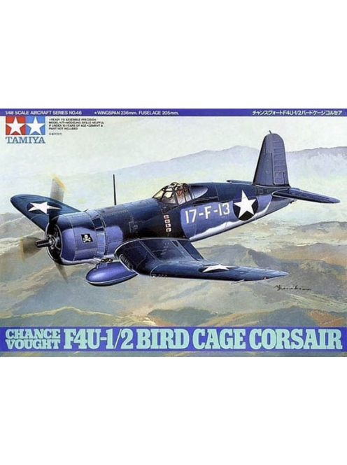 Tamiya - F4U-1/2 Bird Cage Corsair - Chance Vought
